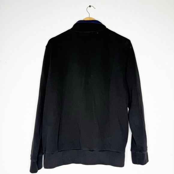 Lacoste Black Quarter Zip Sweatshirt Size XXL - Picture 2 of 5